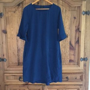 COS Blue Cotton Dress Sz 10